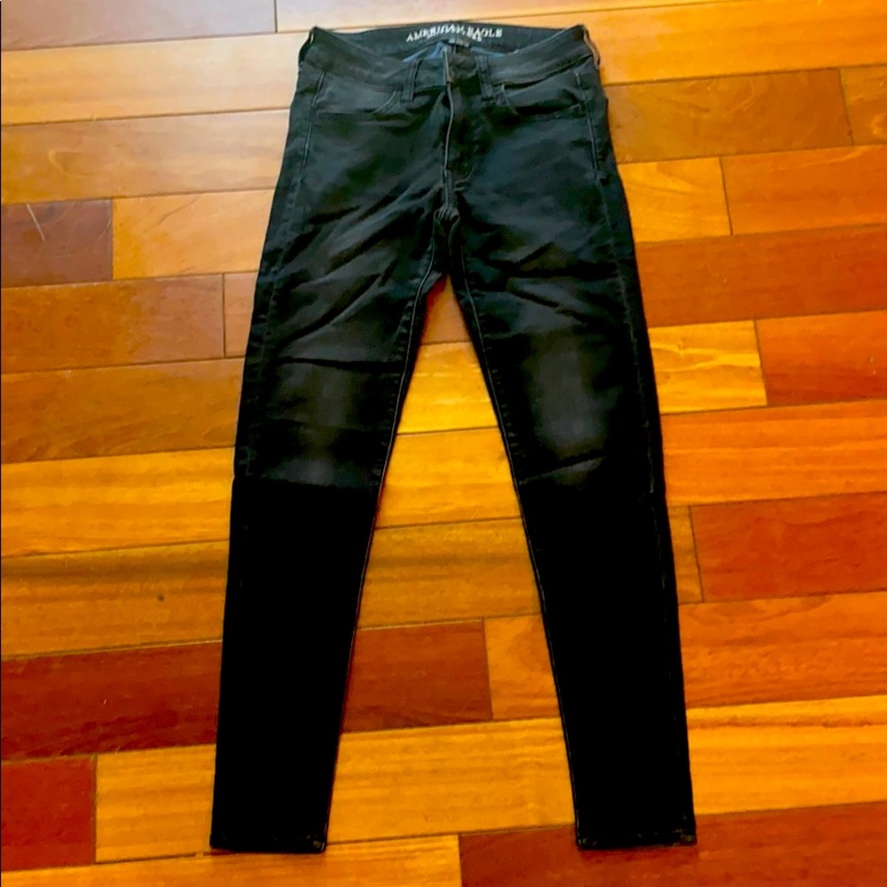 Black jeggings